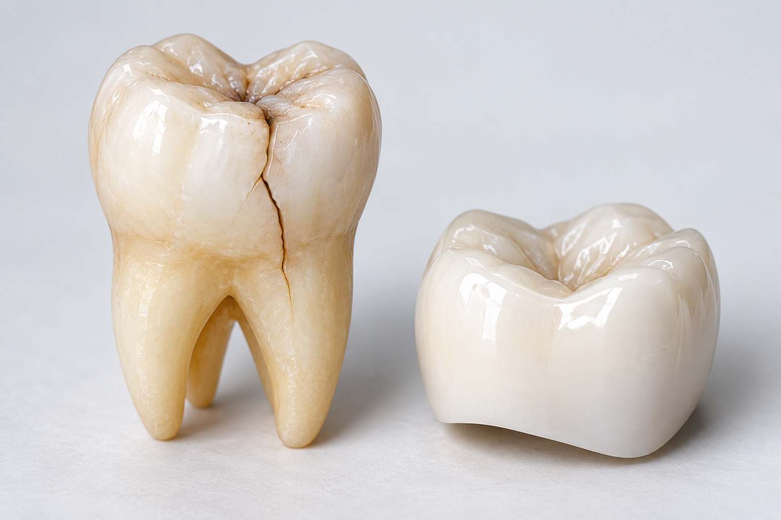 Cracked tooth treatment
