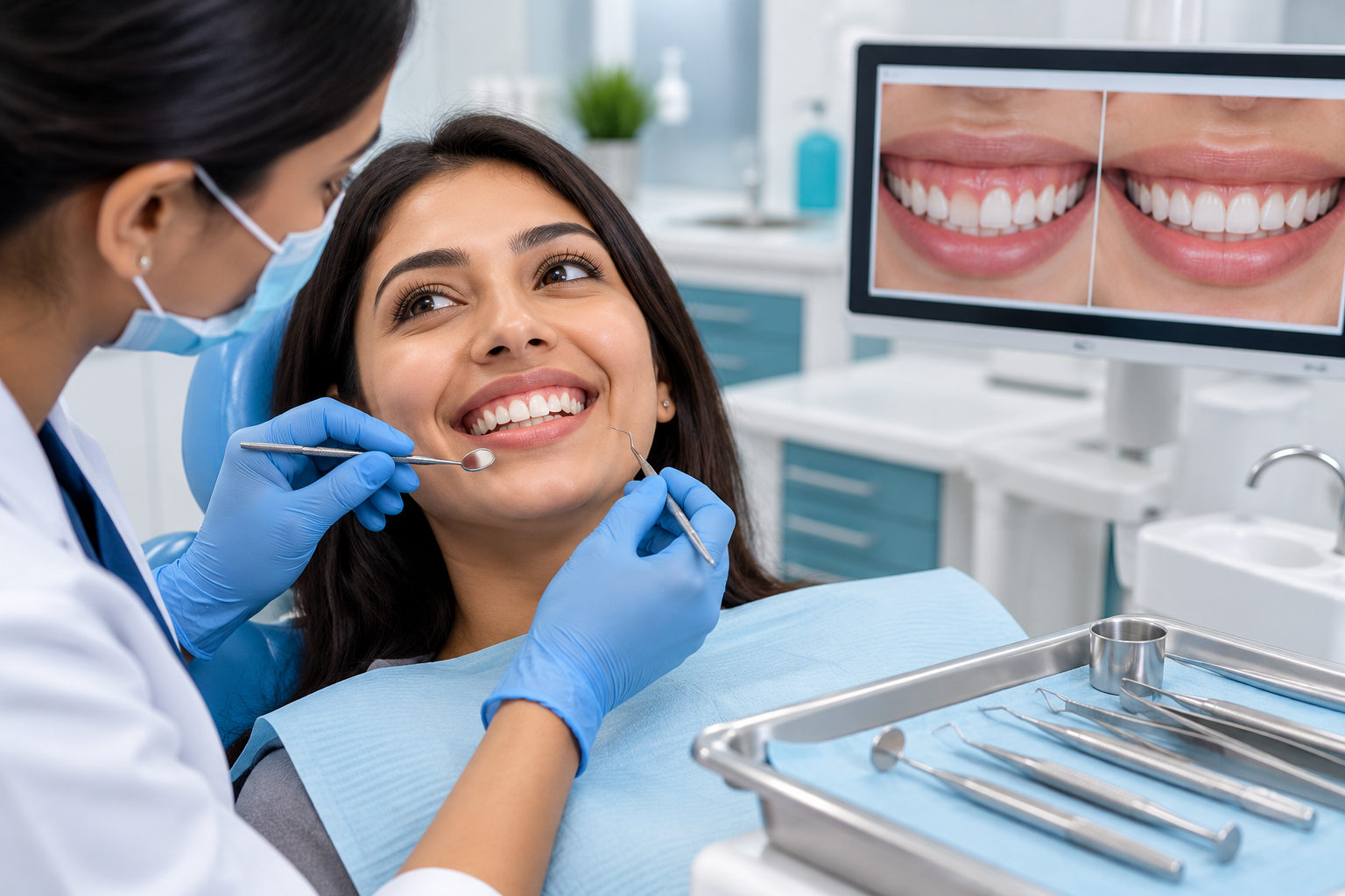 Gummy smile treatment consultation