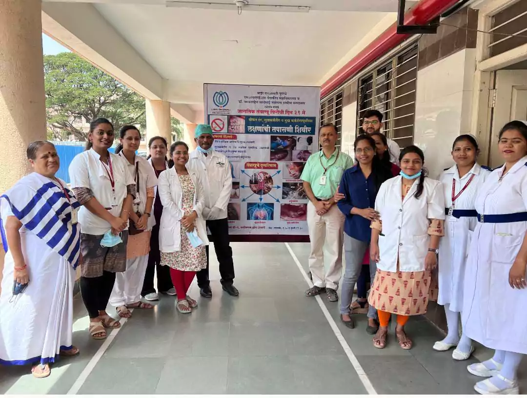Face N International Dental Clinic in Nigdi Oral cancer screening camp at MIMER Medical College