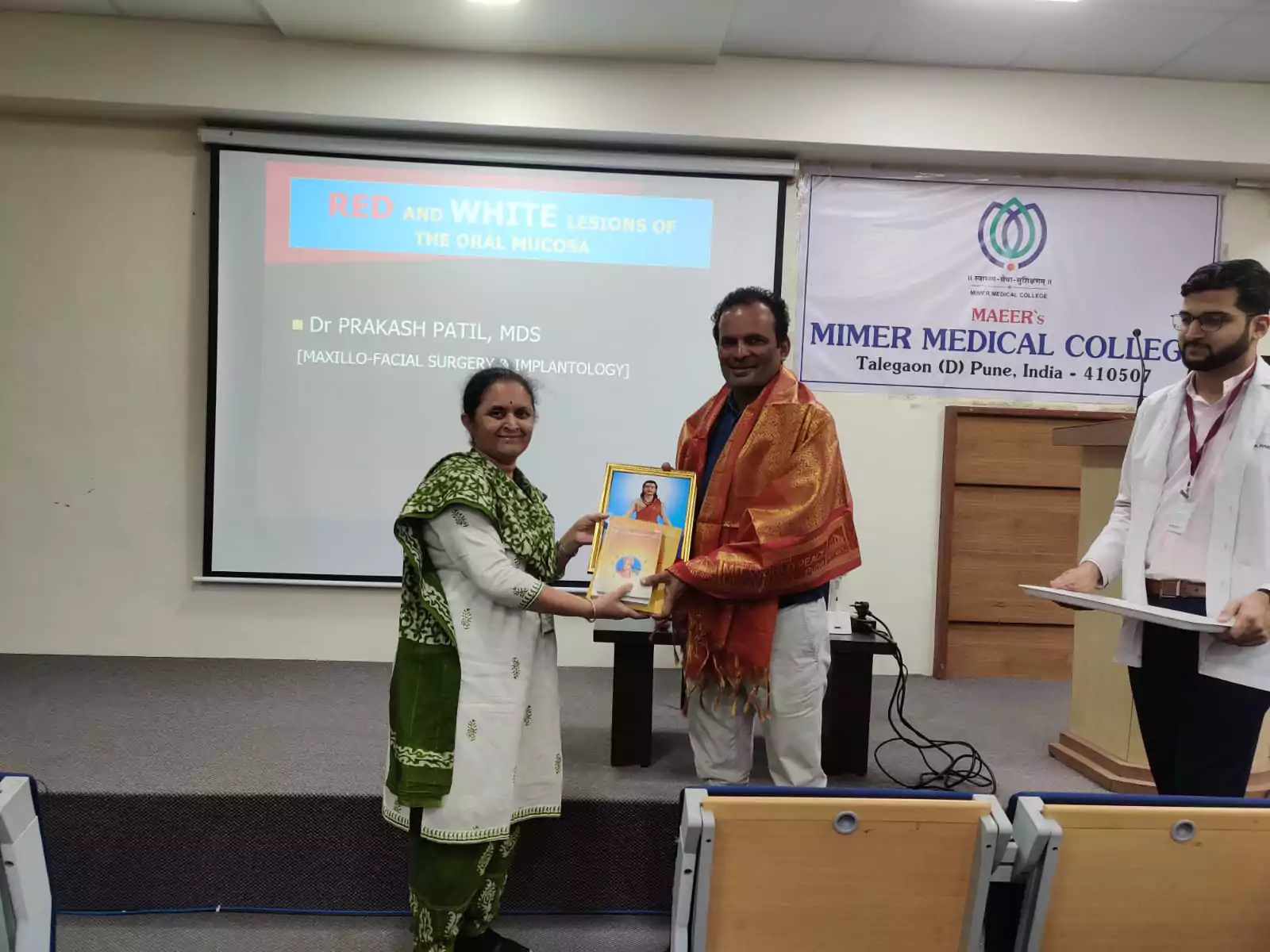 Face N International Dental Clinic in Nigdi Guest lecturer in MIMER Medical Collage